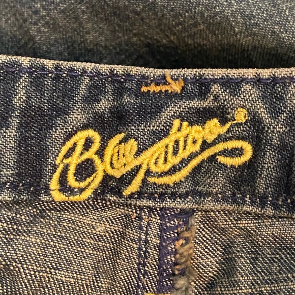 Vintage Blue Tattoo size 29 Women’s Blue Denim Low Rise Bootcut Jeans - Picture 7 of 9